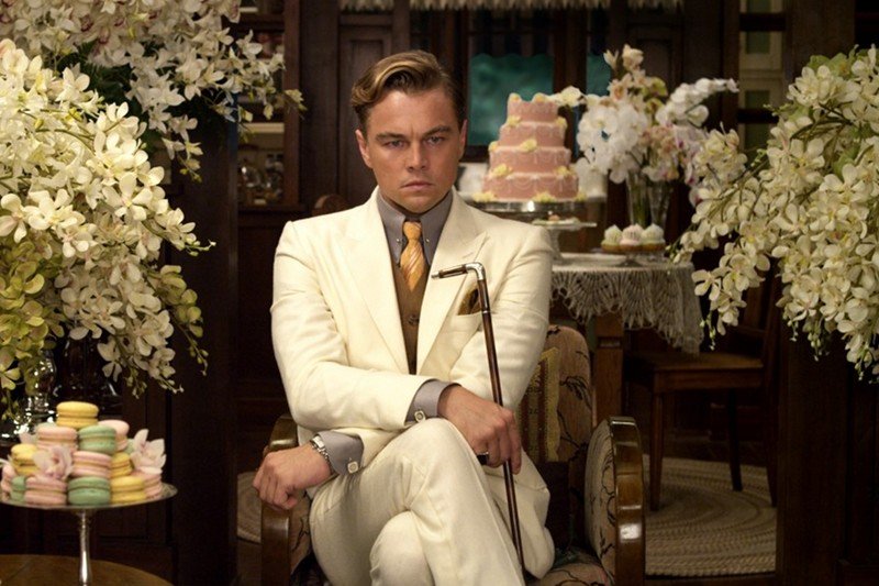 Leonardo DiCaprio w filmie "Wielki Gatsby"