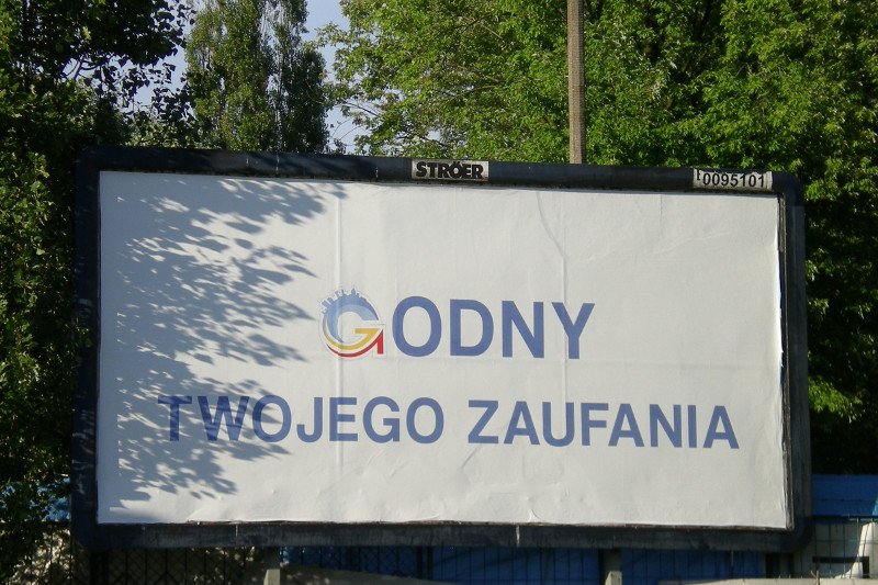 W Warszawie pojawiły się już a'la wyborcze billboardy.