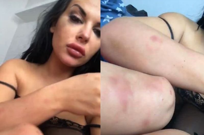 Esmeralda Godlewska twierdzi, że została pobita.