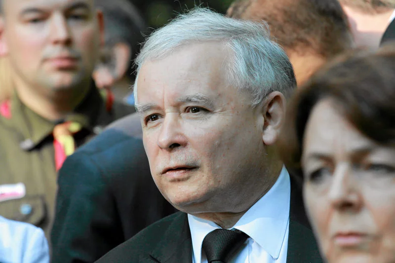 Jarosław Kaczyński podczas ubiegłorocznych obchodów rocznicy wybuchu Powstania Warszawskiego.