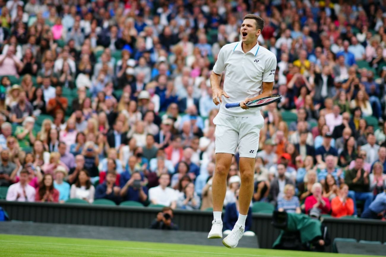 Hubert Hurkacz ograł samego Rogera Federera i zagra w półfinale Wimbledonu