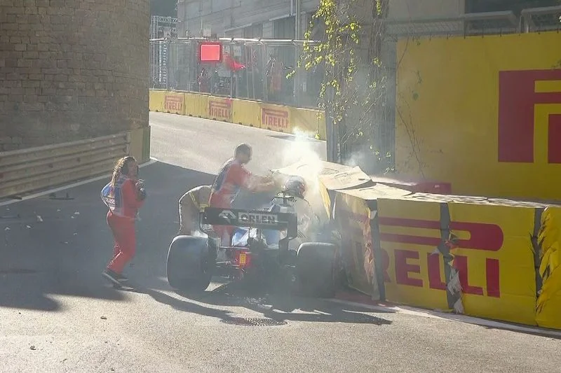 Kwalifikacje Robert Kubica zakończył na bandzie.