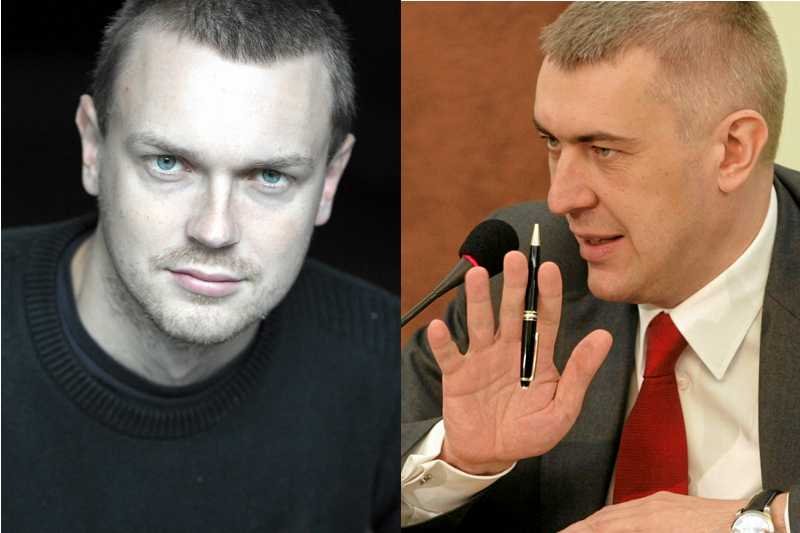 Michał Tusk i jego adwokat, Roman Giertych