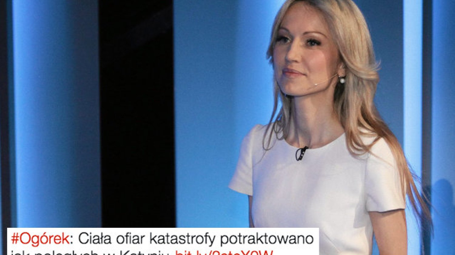 Magdalena Ogórek przyrównała ofiary masowego mordu i katastrofy lotniczej.