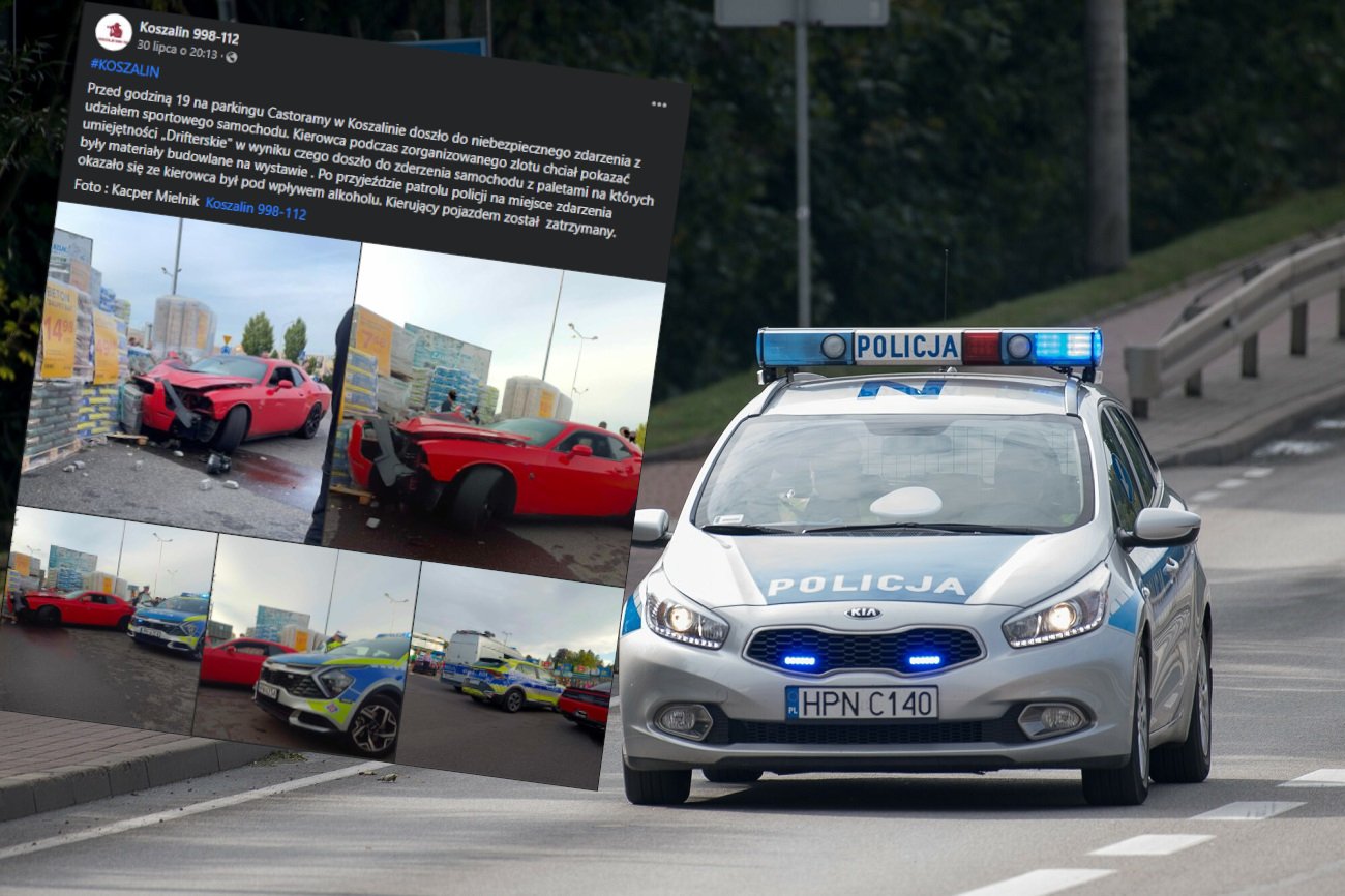 Pijany rozbił auto przed supermarketem. Miał zaskakującą wymówkę, by uniknąć kary. (Zdjęcie poglądowe)