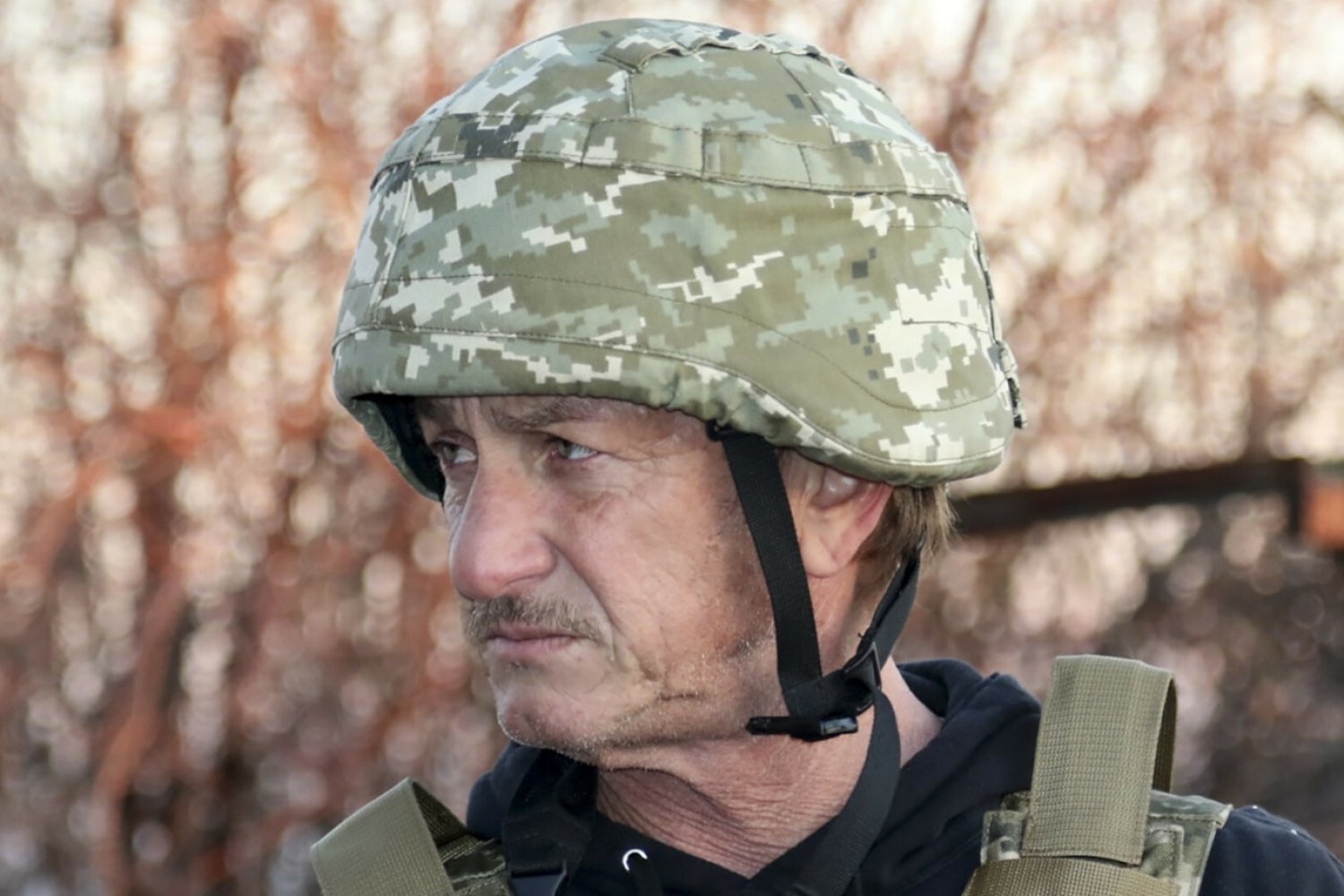 Sean Penn pojechał na Ukrainę, żeby kręcić dokument o inwazji Rosji.