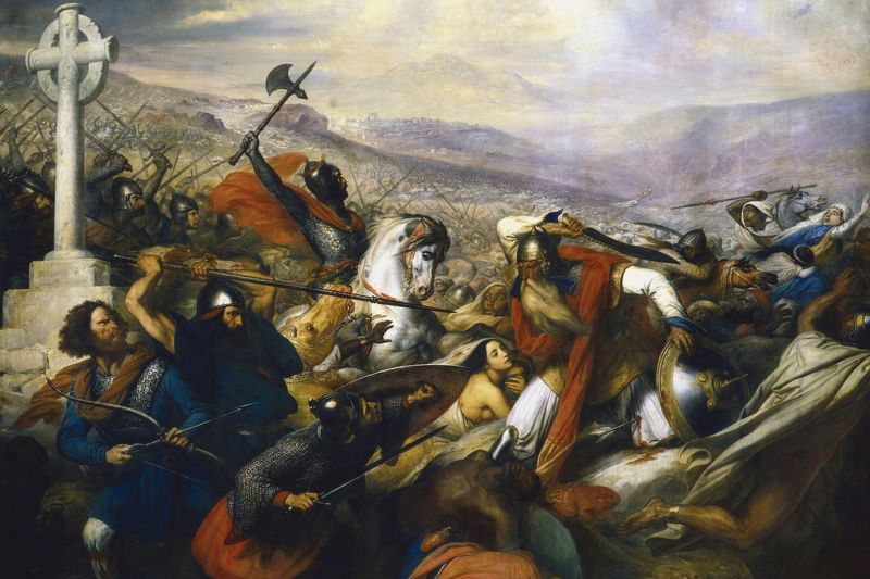 Karol Młot pod Poitiers.