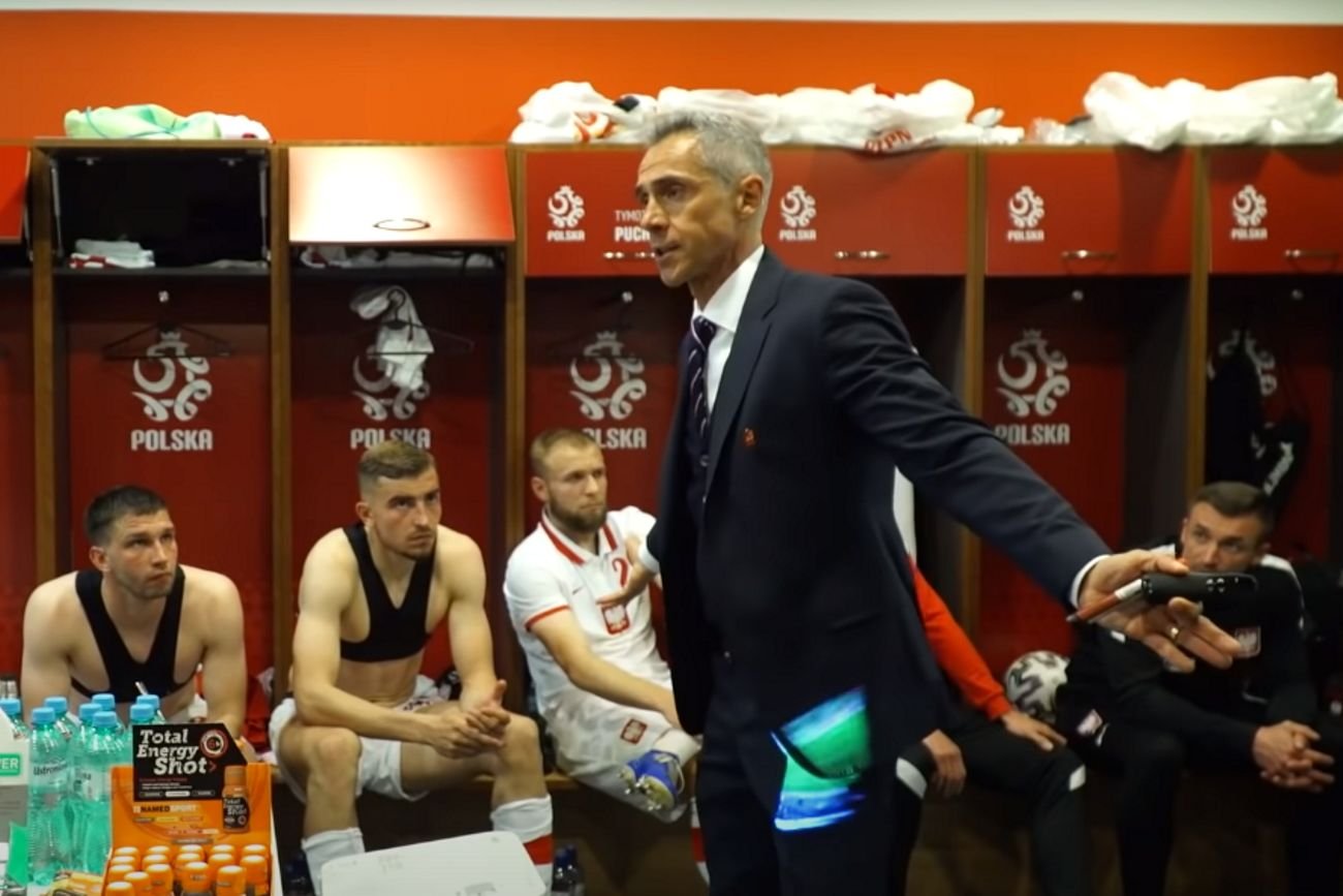 Paulo Sousa nie na żarty wściekł się w przerwie meczu z Rosją