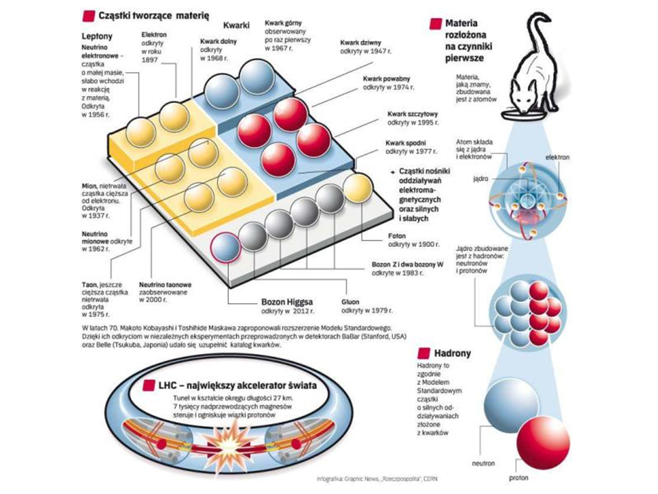 Rysunek z zeszłorocznej „Rzeczpospolitej” wyjaśniający miejsce bozonu Higgsa w systemie, jakim jest „Model Standardowy”.