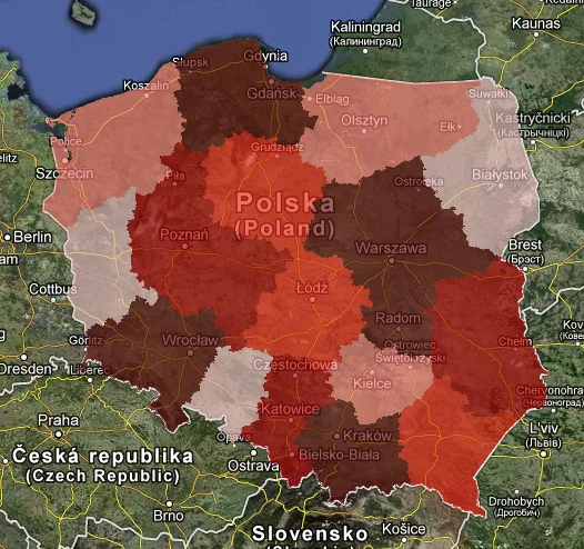 Frekwencja odwiedzin muzeów w 2010 roku
