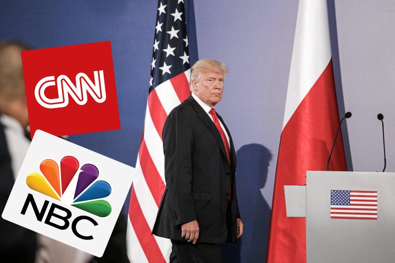 Donald Trump nie ukrywa swojej niechęci do niektórych mediów i mówi o tym publicznie.