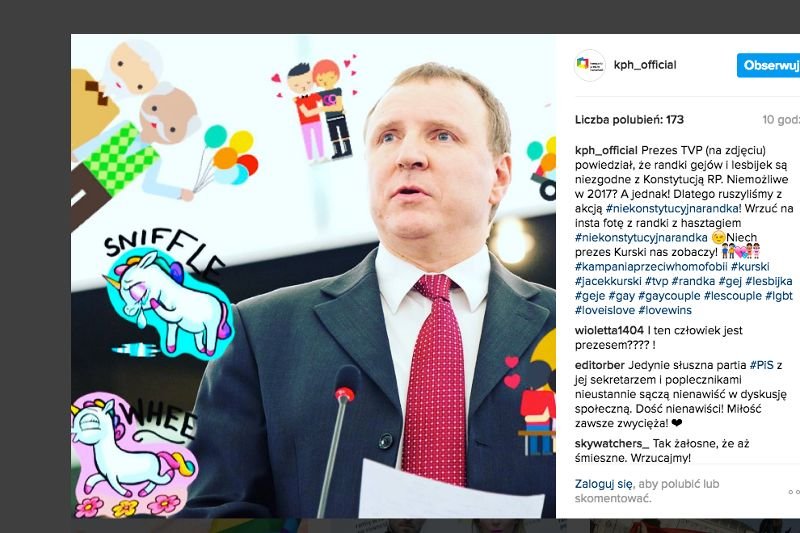 Prezes TVP Jacek Kurski