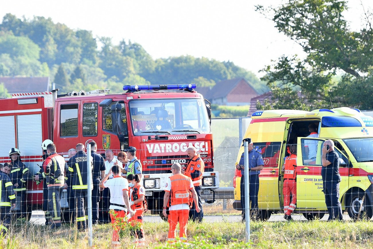 19 ofiar wypadku w Chorwacji jest poważnie rannych