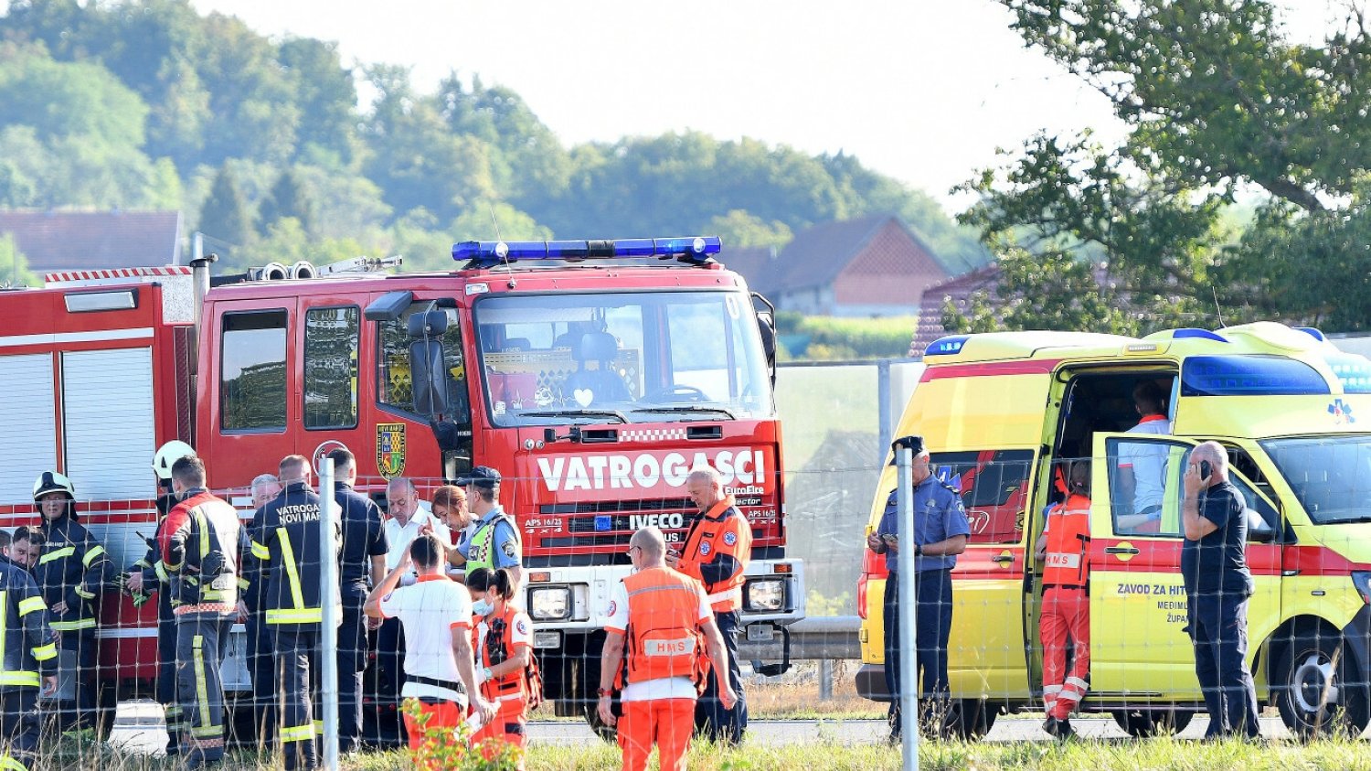 19 ofiar wypadku w Chorwacji jest poważnie rannych