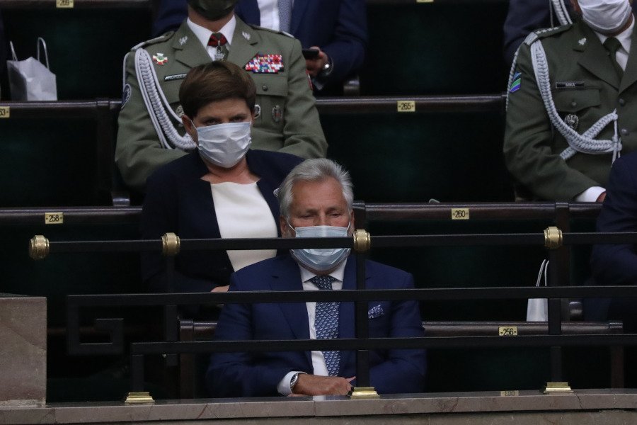 Aleksander Kwaśniewski wziął udział w zaprzysiężeniu Andrzeja Dudy