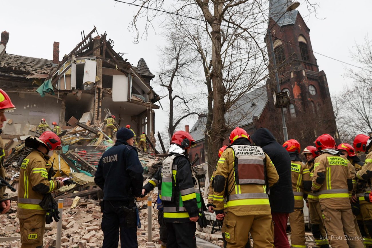 Wybuch gazu w Katowicach. Trwają poszukiwania jednej osoby