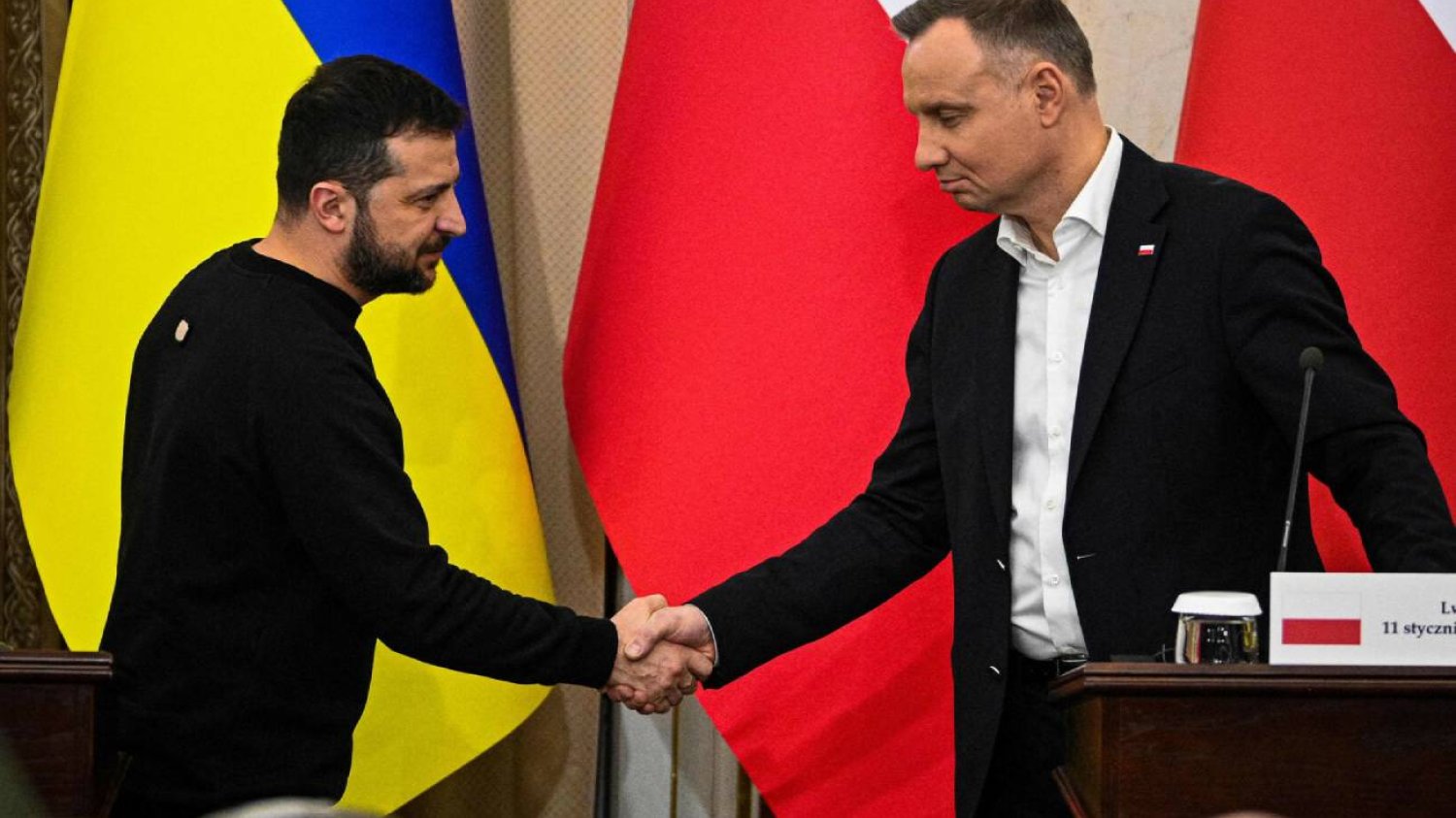 Zełenski dziękuję samemu Dudzie za Leopardy. "Decyzja Andrzeja"