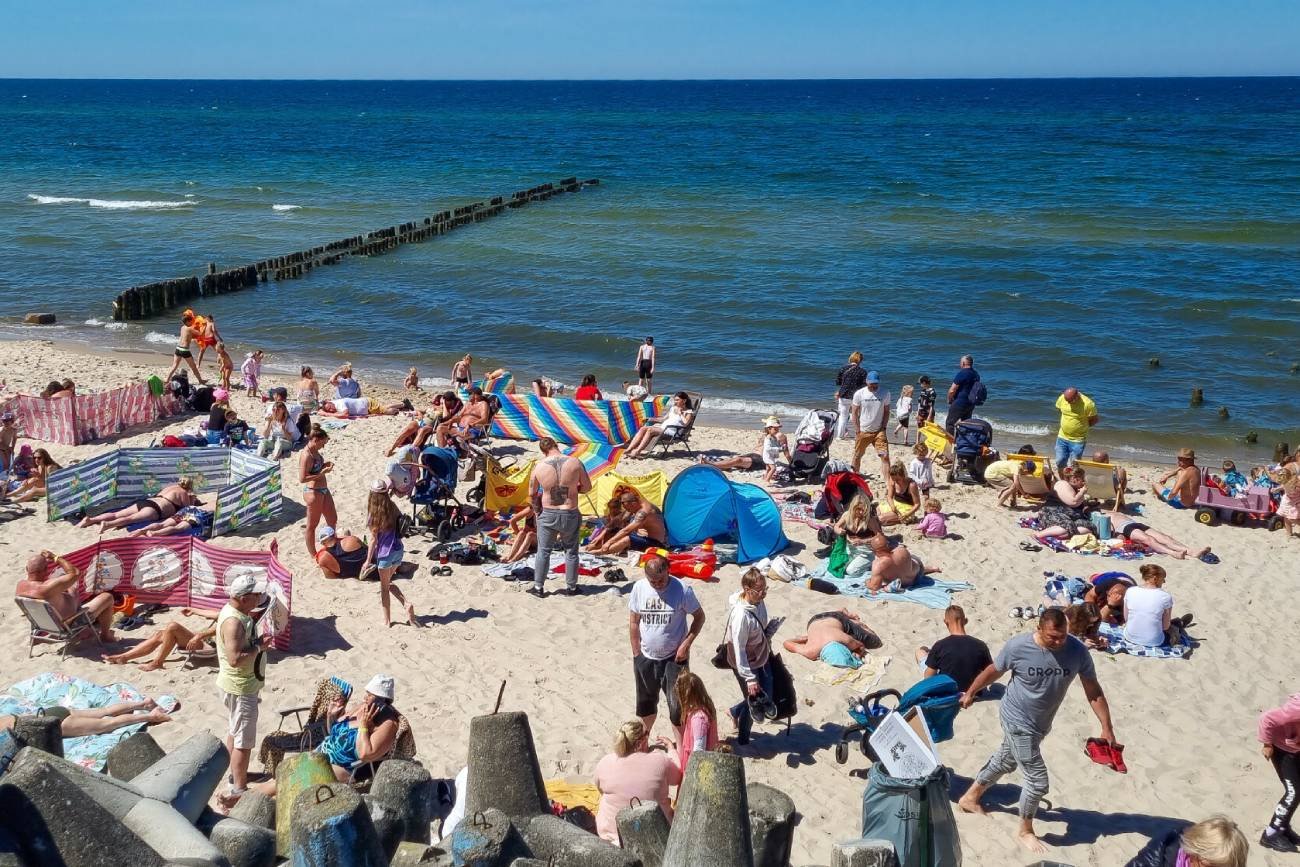 Plaża w Mielnie