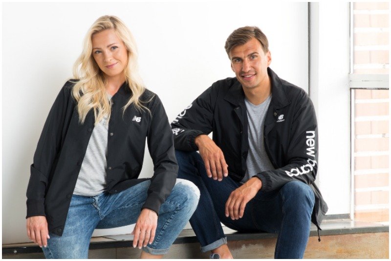 Jarosław bieniuk i Barbara Kurdej-Szatan w reklamie New Balance