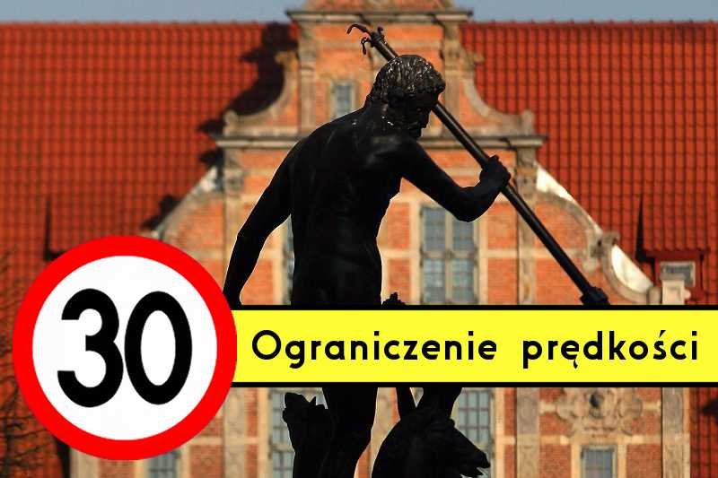 W Gdańsku ograniczenie prędkości do 30 km/h ma objąć 80 proc. miasta