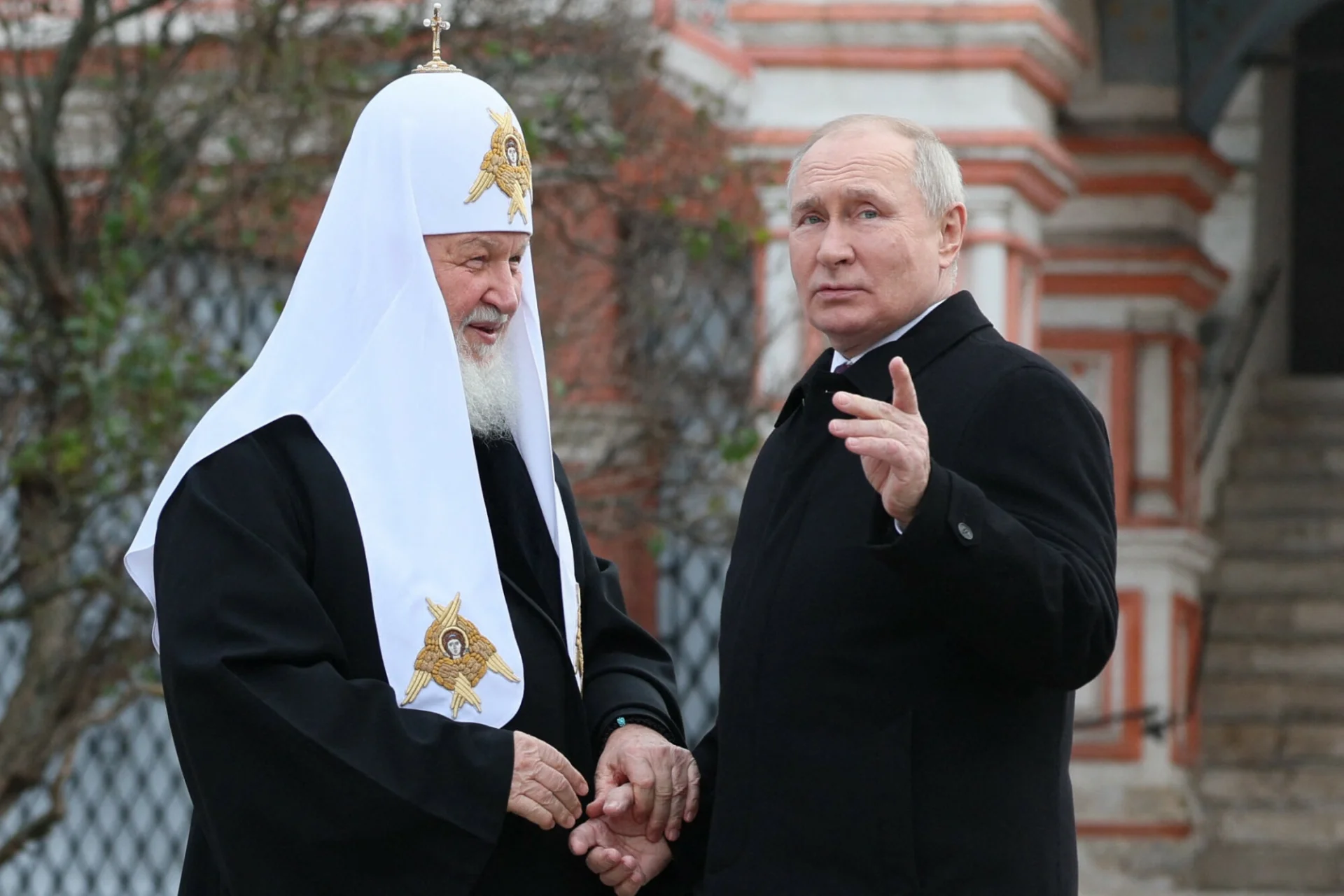 Patriarcha Cyryl I oraz prezydent Rosji Władimir Putin. Patriarcha Cyryl I oraz prezydent Rosji Władimir Putin.
