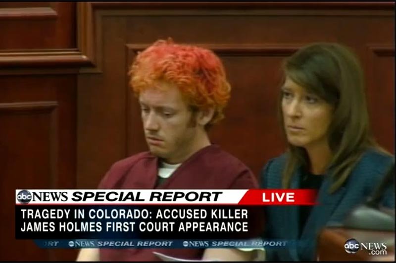 James Holmes w sądzie