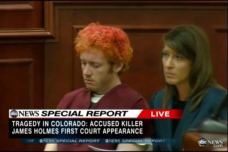 James Holmes w sądzie