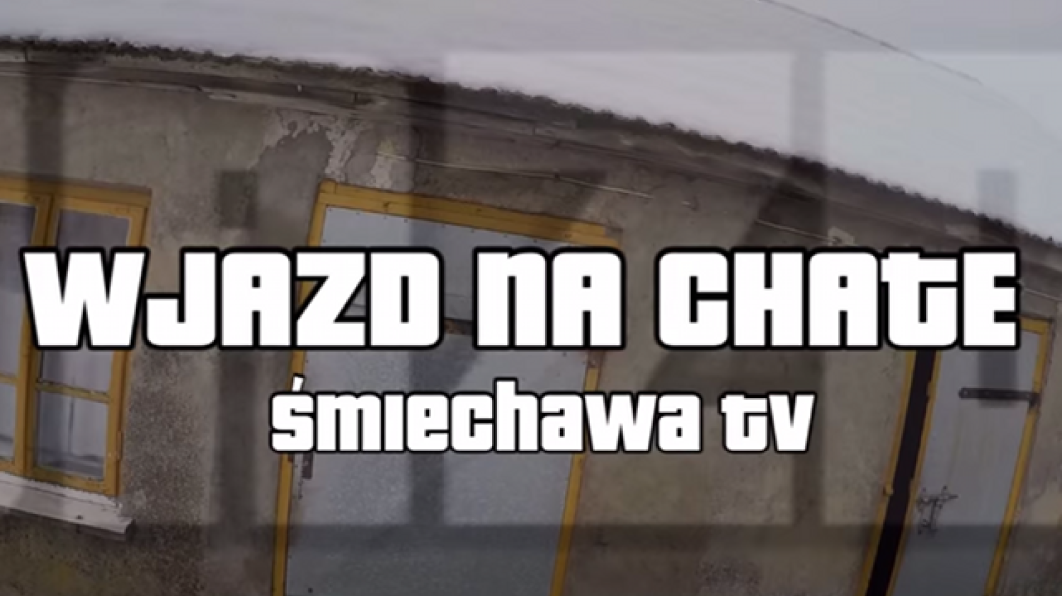 Wjazd na chatę youtuberów