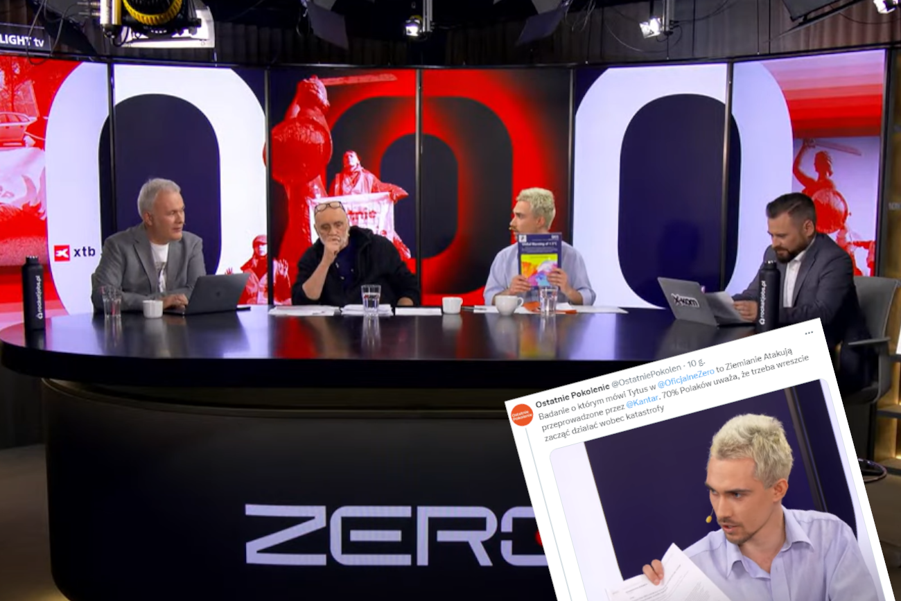 Prowadzący Kanału Zero kwestionują kryzys klimatyczny? "O czym my tu k**** rozmawiamy?"