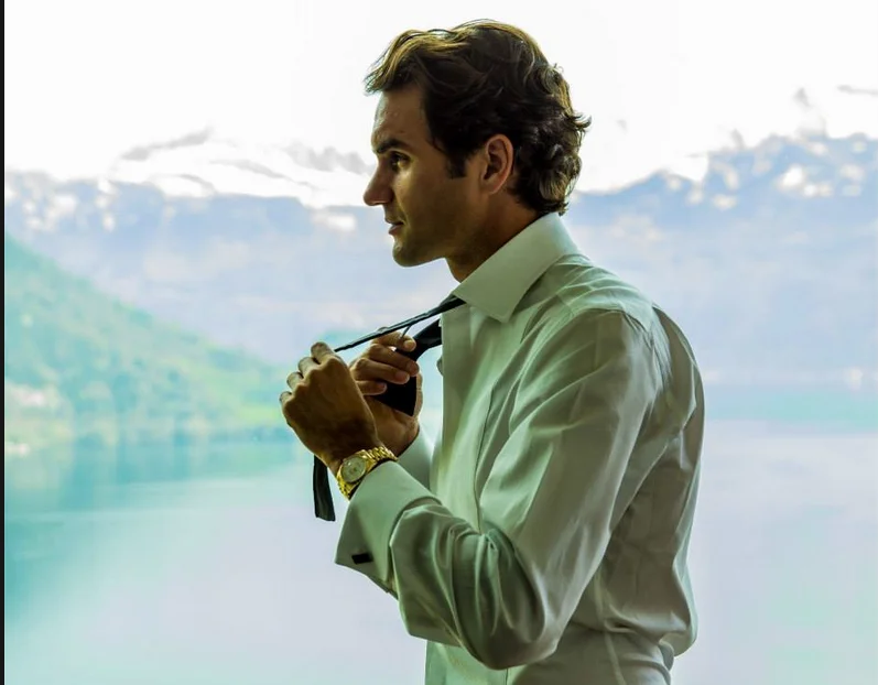 Roger Federer, jeden z najlepszychy tenisistów w historii, jest ambasadorem marki ROLEX.