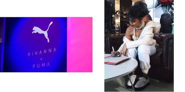 Współpracą zdążyła się już pochwalić Rihanna na Instagramie i Facebooku.