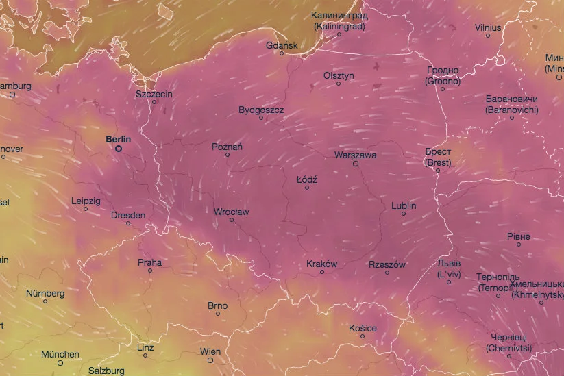 Temperatury w poniedziałek mogą dochodzić nawet do 33 stopni Celsjusza. W dużej części kraju można spodziewać się burz, a nawet gradobić.