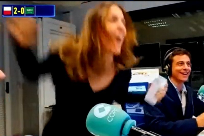 Hiszpańska dziennikarka oszalała po zwycięstwie Polski