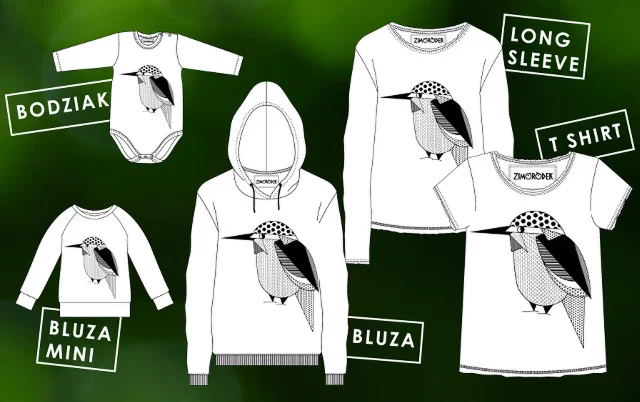 Powstanie basicowa kolekcja ubrań dla dorosłych i dzieci, na których znajdą się ilustracje chronionych zwierząt.