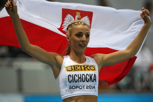 Angelika Cichocka  zdobyła w Amsterdamie złoty medal w biegu na 1500 m.