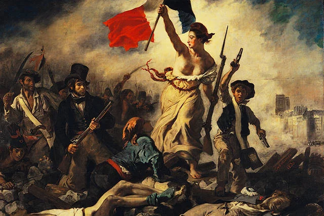 Eugène Delacroix, "Wolność wiodąca lud na barykady"