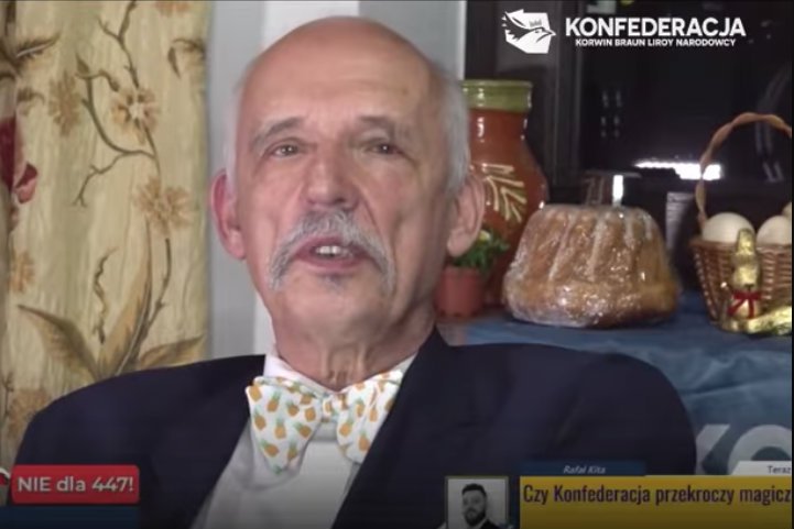 Janusz Korwin-Mikke twierdzi, że rzeczywiste poparcie dla Konfederacji jest o wiele wyższe.