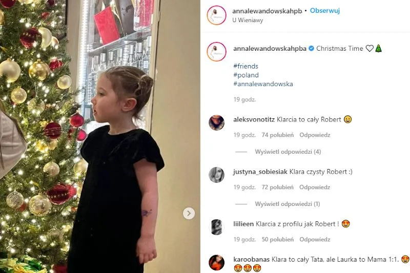 Anna Lewandowska coraz śmielej pokazuje w mediach społecznościowych swoje córki.