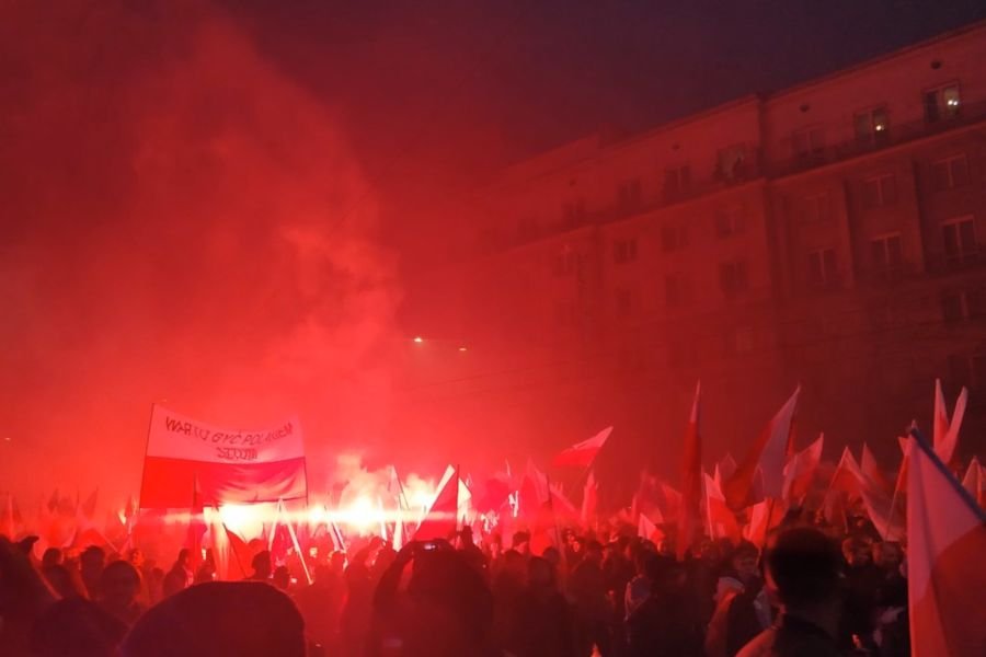 We Wrocławiu było tak ostro, że władze musiały marsz zamknąć