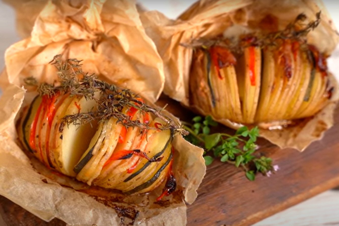 Posmakuj Polski: ziemniaki hasselback, przepis Ziemniaki hasselback