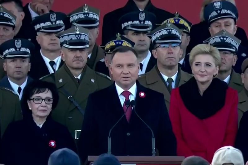 Andrzej Duda w czasie przemówienia z okazji Święta Niepodległości mówił m.in. o bezpieczeństwie Polski.