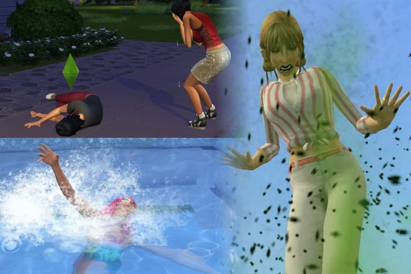 Simy mogą zginąć na wiele sposobów. Ciekawość graczy czasem zwycięża nad sumieniem.