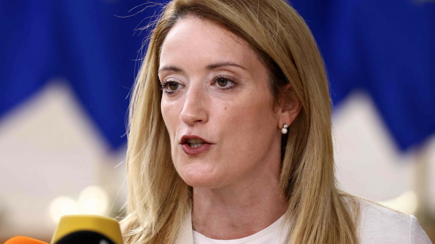 Szefowa PE Roberta Metsola.