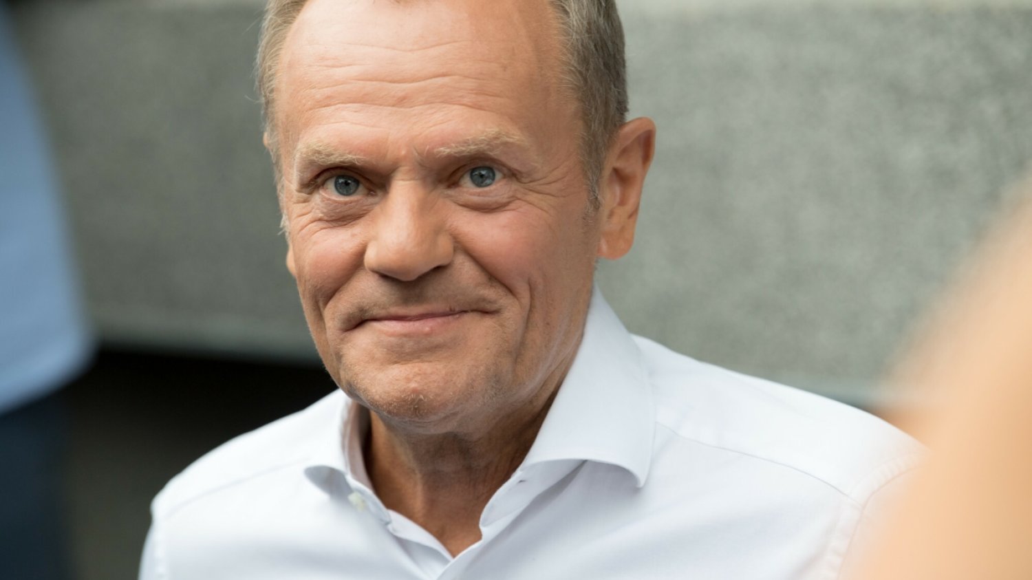 Donald Tusk podczas kampanii wyborczej do parlamentu (2023).