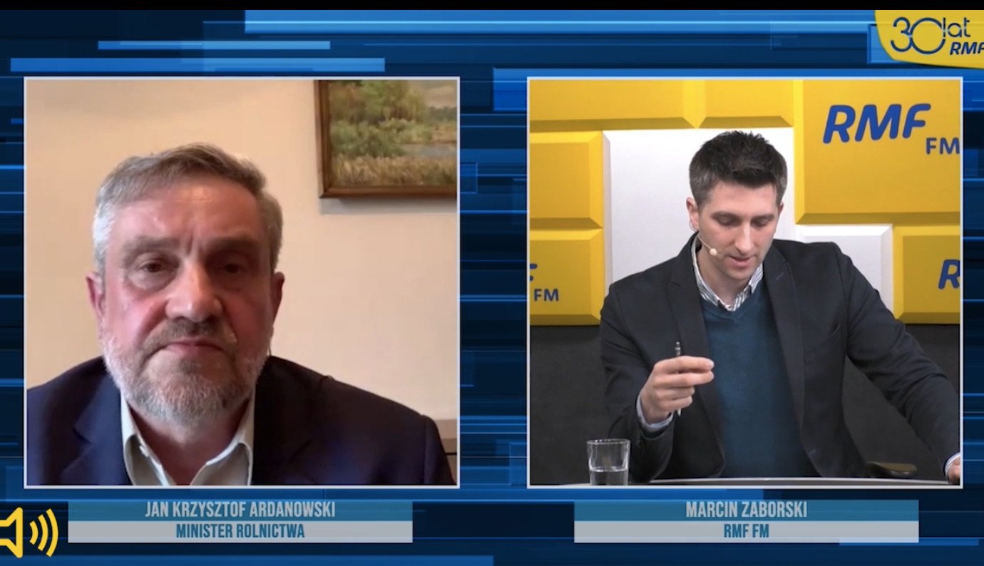 Minister Ardanowski o stadninie koni w Janowie Podlaskim