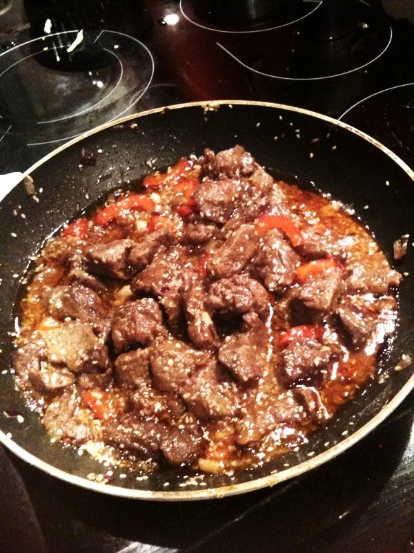 wolowina w sosie teiyaki