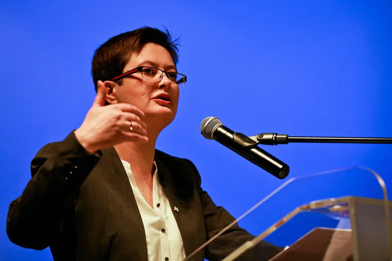 Posłanka Katarzyna Lubnauer została wybrana nową przewodniczącą .Nowoczesnej.