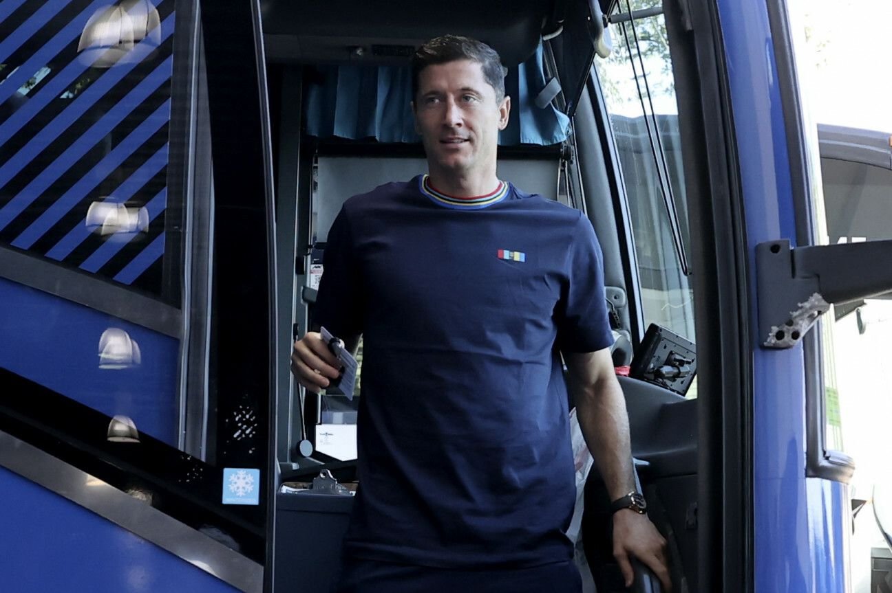 Robert Lewandowski wrócił do Monachium pożegnać się z kolegami.