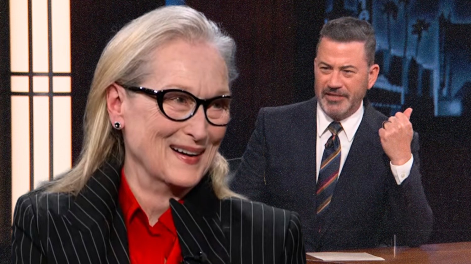 Meryl Streep staje murem za Jimmym Kimmelem. Prezenter telewizyjny żartował z Melanii Trump Meryl Streep i Jimmy Kimmel
