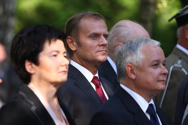 Hanna Gronkiwicz-Waltz przypomina, że jej rodzina odzyskała kamienicę za stołecznej kadencji Lecha Kaczyńskiego (na zdjęciu prezydent Warszawy i ś.p. prezydent Lech Kaczyński)